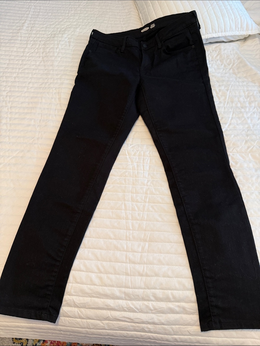 Old Navy women’s super skinny rockstar 
Black Jeans